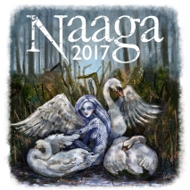 Naaga-lehden 2017 kansi, digitaalimaalaus, 2017 Logo: Joonas Puuppo